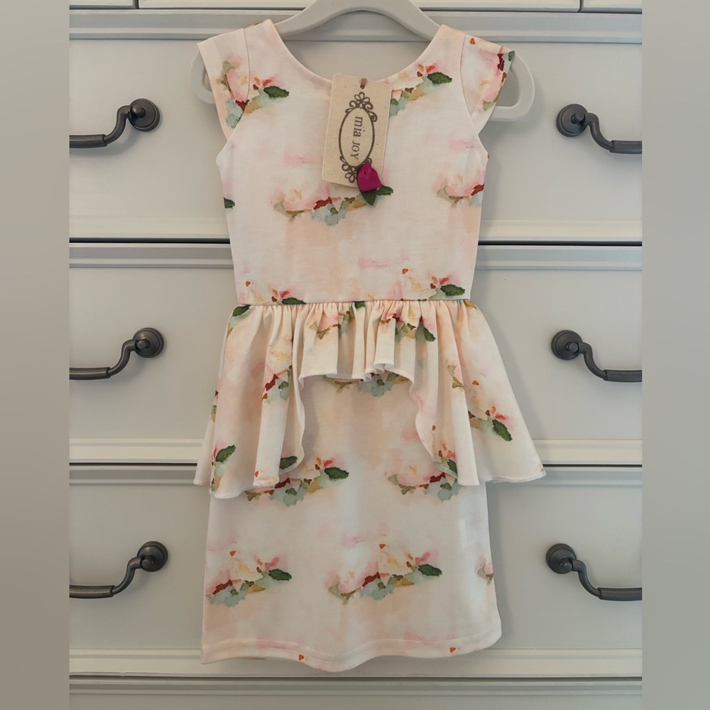 NWT Mia Joy Joyfolie Toddler Girl Floral Dress Size 2